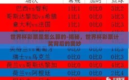 天天中彩票赢球世界杯-天天中彩票，世界杯赢球的奇妙之旅