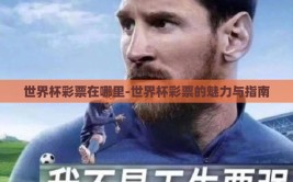 世界杯彩票在哪里-世界杯彩票的魅力与指南