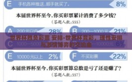 世界杯胜负彩票 安排-世界杯竞彩，理性安排与激情博弈的交响曲