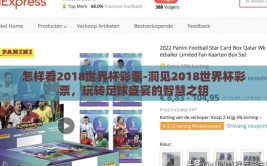 怎样看2018世界杯彩票-洞见2018世界杯彩票，玩转足球盛宴的智慧之钥