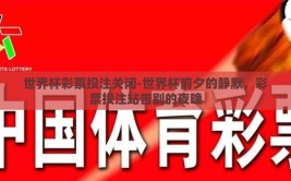 世界杯彩票投注关闭-世界杯前夕的静默，彩票投注站告别的夜晚