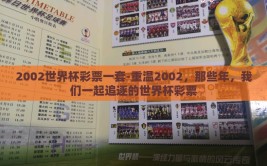2002世界杯彩票一套-重温2002，那些年，我们一起追逐的世界杯彩票
