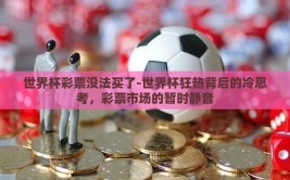 世界杯彩票没法买了-世界杯狂热背后的冷思考，彩票市场的暂时静音