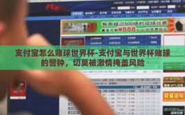 支付宝怎么赌球世界杯-支付宝与世界杯赌球的警钟，切莫被激情掩盖风险