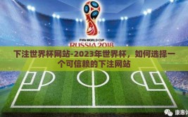 下注世界杯网站-2023年世界杯，如何选择一个可信赖的下注网站