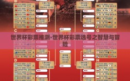 世界杯彩票推测-世界杯彩票选号之智慧与冒险
