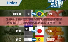 世界杯什么彩票软件好-世界足球盛宴的精彩触发器 —— 哪个世界杯彩票软件更胜一筹