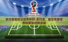 支付宝能投注世界杯吗-支付宝，捷足先登世界杯猜球的新浪潮