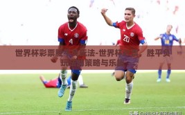 世界杯彩票胜平负玩法-世界杯彩票，胜平负玩法的策略与乐趣