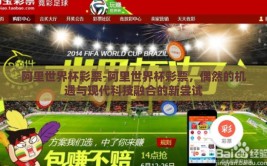 阿里世界杯彩票-阿里世界杯彩票，偶然的机遇与现代科技融合的新尝试