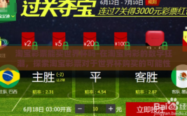 淘宝彩票能买世界杯吗-在淘宝购彩的数字狂潮，探索淘宝彩票对于世界杯购买的可能性
