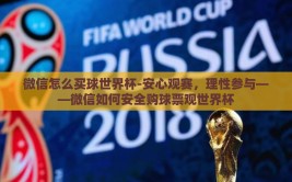 微信怎么买球世界杯-安心观赛，理性参与——微信如何安全购球票观世界杯