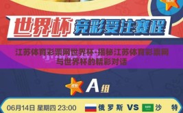 江苏体育彩票网世界杯-揭秘江苏体育彩票网与世界杯的精彩对话