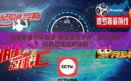 微信看世界杯直播-微信看世界杯，数字化时代的足球狂欢体验