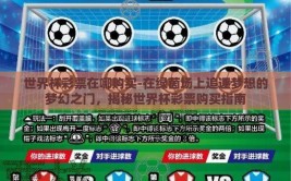 世界杯彩票在哪购买-在绿茵场上追逐梦想的梦幻之门，揭秘世界杯彩票购买指南