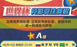 正规世界杯彩票-正规世界杯彩票，踢球外的另一种激情与梦想