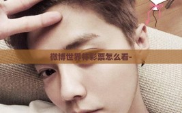 微博世界杯彩票怎么看-