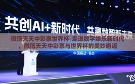 微信天天中彩票世界杯-走进数字娱乐新时代，微信天天中彩票与世界杯的美妙邂逅