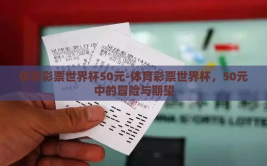 体育彩票世界杯50元-体育彩票世界杯，50元中的冒险与期望