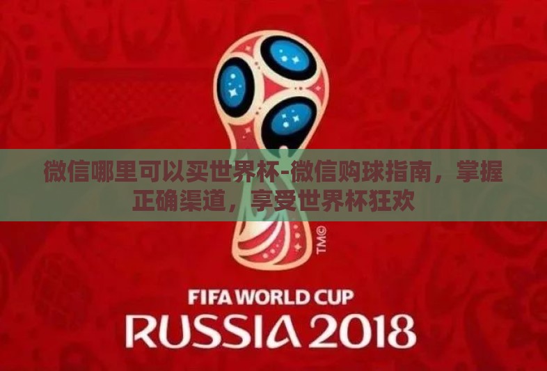 微信哪里可以买世界杯-微信购球指南,掌握正确渠道,享受世界杯狂欢 微信哪里可以买世界杯-微信购球指南,掌握正确渠道,享受世界杯狂欢