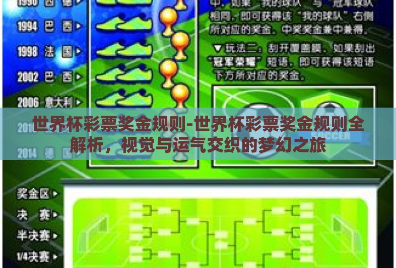 世界杯彩票奖金规则-世界杯彩票奖金规则全解析，视觉与运气交织的梦幻之旅