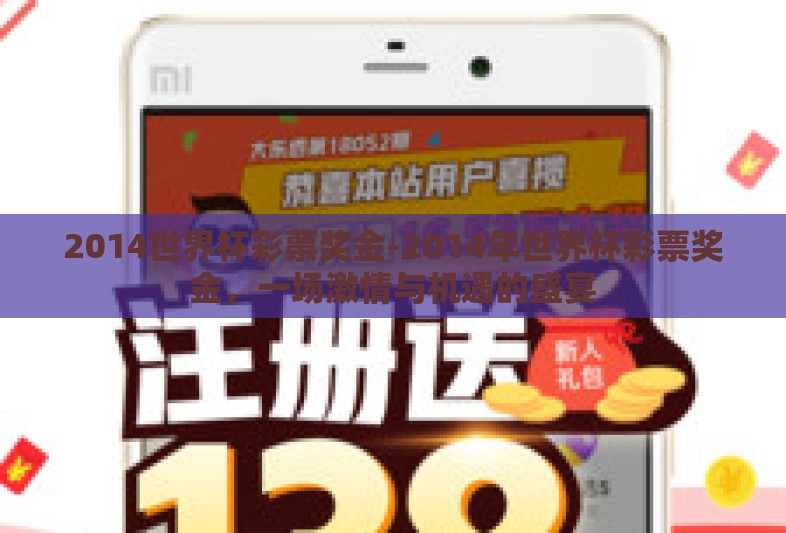 2014世界杯彩票奖金-2014年世界杯彩票奖金，一场激情与机遇的盛宴
