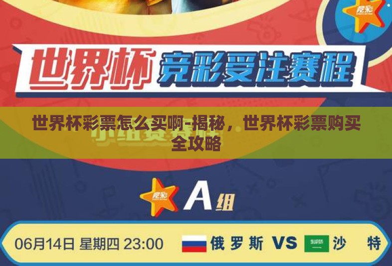 世界杯彩票怎么买啊-揭秘，世界杯彩票购买全攻略