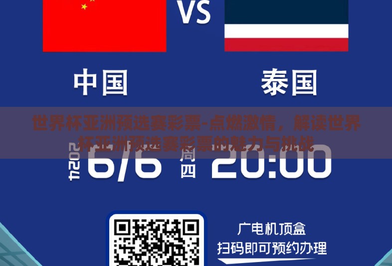 世界杯亚洲预选赛彩票-点燃激情，解读世界杯亚洲预选赛彩票的魅力与挑战