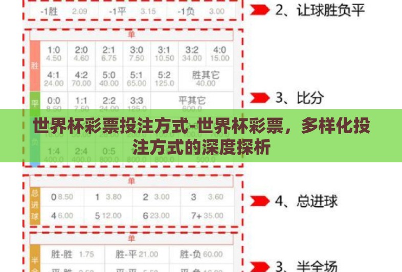 世界杯彩票投注方式-世界杯彩票，多样化投注方式的深度探析