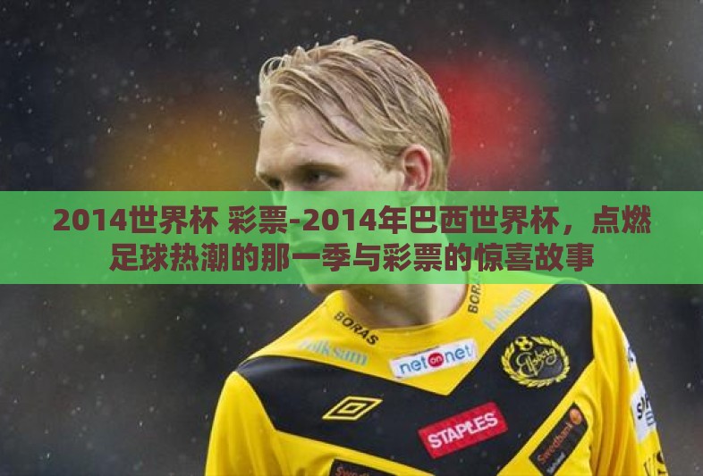 2014世界杯 彩票-2014年巴西世界杯，点燃足球热潮的那一季与彩票的惊喜故事