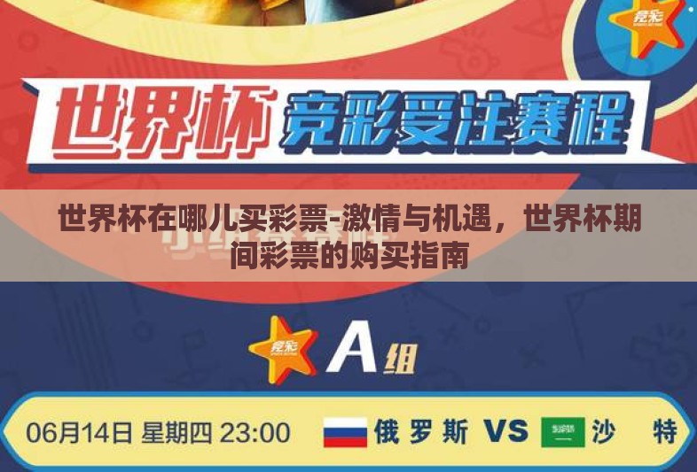 世界杯在哪儿买彩票-激情与机遇，世界杯期间彩票的购买指南