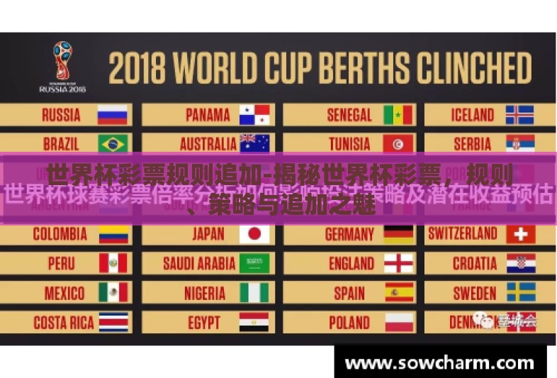 世界杯彩票规则追加-揭秘世界杯彩票，规则、策略与追加之魅